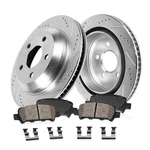 Callahan Brake Parts CDS05095 Rear 285.7MM Drilled/slotted Lug Rotors +.... Fixed Price $180.83.
