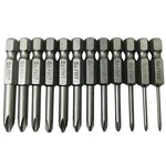 Phillips Cross Screwdriver Bits 12PCS 1/4 Hex Shank Magnetic. Fixed Price $16.43.