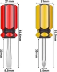 Buspoll Short Screwdriver Set Phillips And Flat Head. Fixed Price $12.74.