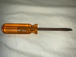 Orange Ampco Safety Tool 5/16 S-48 Non Magnetic/sparking Flat Head Screwdriver. Fixed Price $29.99.