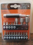 Black & Decker Pc Screwdriving Set W/magnetic Drive Guide BDA9219M New. Fixed Price $12.99.