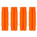 Snappy Grip Safety Orange Ergonomic Replacement Bucket Handle Comfort 4 Pack. Fixed Price $11.45.