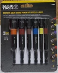 Klein Tools 32946S Inch Piece Color Coded Magnetic Power Nut Setter. Fixed Price $31.99.
