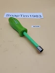 Snap On Tools NDD111AG 6-POINT Sae 11/32" Insulated Hard Handle Nut Driver Usa. Fixed Price $38.99.