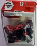 Milwaukee T20 In. Shockwave Impact Duty Insert Bits (15-PACK). Fixed Price $14.99.