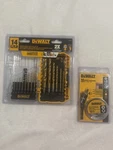 Dewalt Gold Titanium Drill Bit Set + Pivot Holder Both New Sealed!!. Fixed Price $34.98.