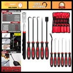 12PCS Hook & Pick Tool Set With Scraper, Magnetic Telescoping - Auto Elec. Fixed Price $39.99.