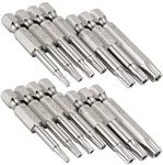 Yakamoz 2 Set Of 7PCS 1/4" Hex Shank Magnetic 5 Point Security Star One Size. Fixed Price $14.88.