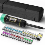 Hiners 31 Piece Torque Screwdriver Wrench Set 1/4" 10-80 Inch Pounds Lbs. Fixed Price $45.96.