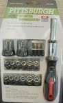 Pittsburgh 34PC. Ratcheting Screwdriver Set-sae/metric-sockets(chromed) And Bits. Fixed Price $11.95.