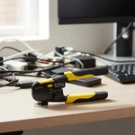 Klein Tools VDV226-110: Ratcheting Data Cable Crimper For RJ11/RJ45 Essentials. Fixed Price $88.90.
