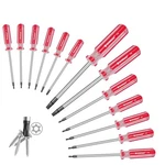 Ronmar 13-PIECE Magnetic Torx Screwdrivers Set, Security Tamper Proof, Red. Fixed Price $31.70.