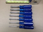 Napa Usa 7-PIECE Blue Handle Metric Nut Drive Set. Fixed Price $54.00.