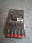Sears Craftsman Usa Professional 5PC Micro-tech Precision Screwdriver Set 41520. Fixed Price $50.00.