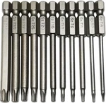 Security Torx Bit 11 Pieces 1/4 Inch Hex Shank T6 T7 T8 T9 T10 T15 T20 T25 T27. Fixed Price $18.95.