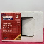 Weiler Vortec Pro 4IN Dia. X 5/8-11 Crimped Wire Cup Brush Steel. Fixed Price $19.95.