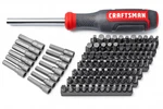 Craftsman Magnetic Screwdriver With 88PC Bit Set Hex Star Torx Allen 13PC Socket. Fixed Price $25.99.