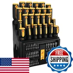 Performance Tool W1731 Screwdriver And Bit Set Rack Yellow/black 61-PIECE. Fixed Price $41.82.