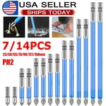 7 14X Magnetic Screwdriver Bits Set PH2 Anti-slip Hex Shank Cross Head. Fixed Price $5.99.