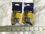 (2) New 3-PC Irwin 1/2" Magnetic Nutsetters #3051018 2-9/16" Long, Hex Shank. Fixed Price $22.90.