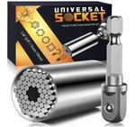 Super Universal Socket Tools Grip Set With Power Drill Adapter Gifts For Dad. Fixed Price $16.98.