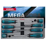 Vessel 8PC Non-slip Screwdriver Set Phillips Slotted Flat Megadora Jawsfit Japan. Fixed Price $79.38.