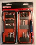 Craftsman 26458 Screwdriving Insert Bit Set 32-PIECE. Fixed Price $18.00.