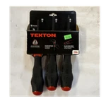 Tekton 3-PIECE Square Screwdriver Set 29021 Ergonomic Grip Black Oxide Finish. Fixed Price $9.99.