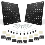 2PCS Black Pegboard Wall Organizer Kit, Plastic Craft Display Small .... Fixed Price $21.48.