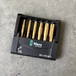 Wera Bc Hf Torx Bit Set Holding Function TX10-TX40 6PC 05056476001. Fixed Price $22.00.