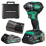 Metabo Hpt 18V Cordless Triple Hammer Impact Driver 2AH Batteries Kit. Fixed Price $199.00.