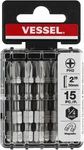 Impact Bal Torsion Bit +2X50 (2") 15PC. (case) NO.IBPH250P15T Made In Japan By. Fixed Price $30.81.