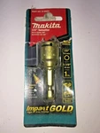 Makita Gold (impact Rated) Nutsetter 3/8" New B-35053. Fixed Price $8.40.