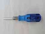 Lutz 15-IN-1 Reversible Ratcheting Screwdriver W/7 Double Sided Bits. Fixed Price $15.99.