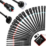 Llndei 23PCS Magnetic Nut Driver Set Full Size 6-INCH Long Me. Fixed Price $62.42.