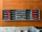 8 Pc Instinct Soft Grip Extra-long Combination Cabinet Screwdriver Set (red). Fixed Price $210.00.
