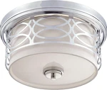 Polished Nickel Two-light Flush Mount Ceiling Fixture 60/4627. Fixed Price $192.99.