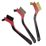 Hyper Tough 3-PK Mini Brush Set Nylon Brass Stainless Steel Dual Facing Bristles. Fixed Price $10.98.