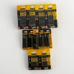 11-PK Dewalt Impact Driver Bits (2) DWAF2SQIR5 (5) DW2542IR (4) DWAF3SQ2IR5. Fixed Price $47.99.