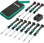 10-PIECE Precision Set, Magnetic Small With Phillips,. Fixed Price $22.45.