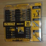 Dewalt Maxfit 30-PIECE Screwdriving Bit Set Impact Rated, Torsion Zone # DWAMF30. Fixed Price $29.00.