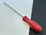 Nos Tekton Tools Usa 3/16" Flat Slotted Screwdriver, 8" Shank, Red Hard Handle. Fixed Price $16.62.