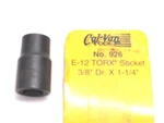 Nos! Cal-van Tools E-12 Internal Torx Socket, 3/8" Drive, #926. Fixed Price $5.49.