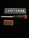 Sears Craftsman Screwdriver Tamper-proof 32 Bits + Set 47486. Fixed Price $39.99.