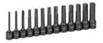 Grey Pneumatic Corp. 1343MH 1/2" Piece 4" Length Metric Hex Driver Set. Fixed Price $249.03.