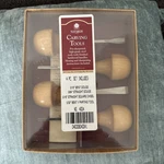 Piece Wood Carving Set #4004 Steel Handles Walnut Hollow. Fixed Price $14.99.