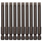 Sipery 10PCS Flat Head Screwdriver Bits 6MM / 0.24INCH, Grey. Fixed Price $15.66.