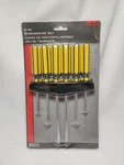 Project 6 Pc Screwdriver Set With Storage Rack - 3 Slotted & Phillips. Fixed Price $19.69.