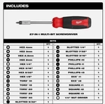 Milwaukee Screwdriver 27-IN-1 Multi-bit 48-22-2901 New. Fixed Price $23.70.