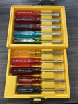 Xcelite HS-6-18 Nut Driver Set, Hollow Shaft, Color Coded HANDLES,10 Pieces. Fixed Price $65.00.